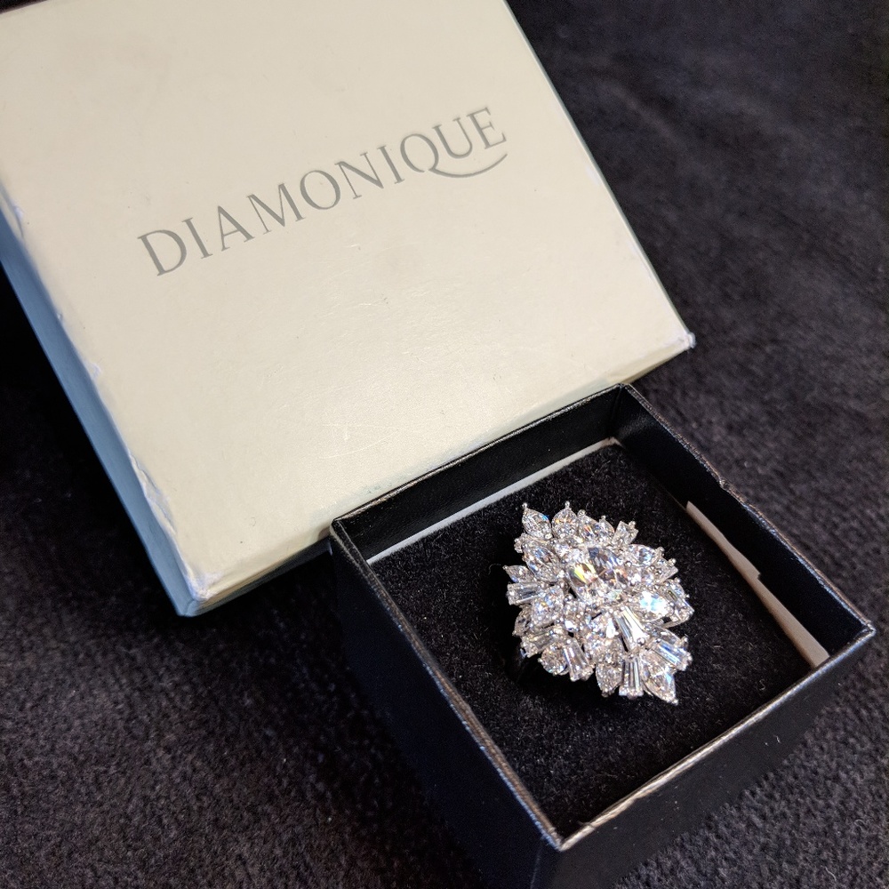 Diamonique CZ ring in .925 Silver